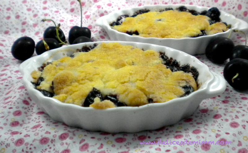 Crumble aux cerises tout simple 4