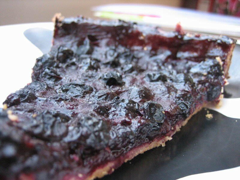 Tarte aux myrtilles