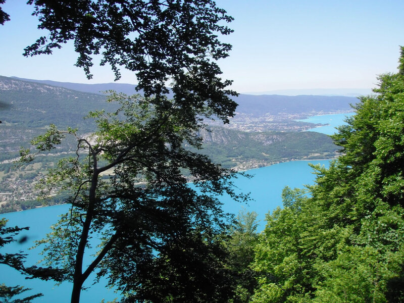Le lac d'Annecy du Col de la Forclaz