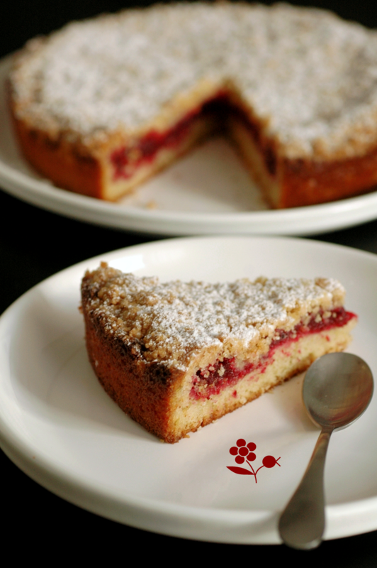 Gâteau crumble vanille-canneberges_3