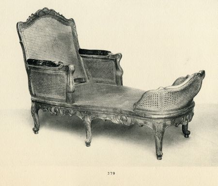 Vente doucet Paris 1912 Chaise longue