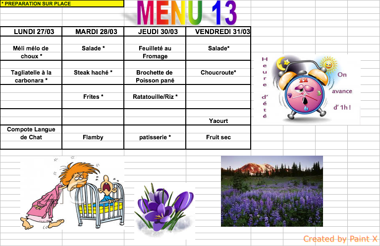 menu 13