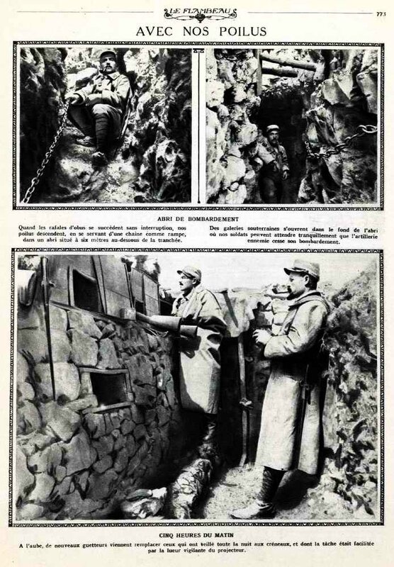 Dans les tranchées Guetteurs