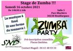 affiche zumba party 16 oct