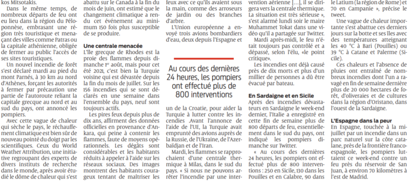 2021 08 04 SO Turquie Italie Grèce l'Europe méditerranéenne s'embrase3