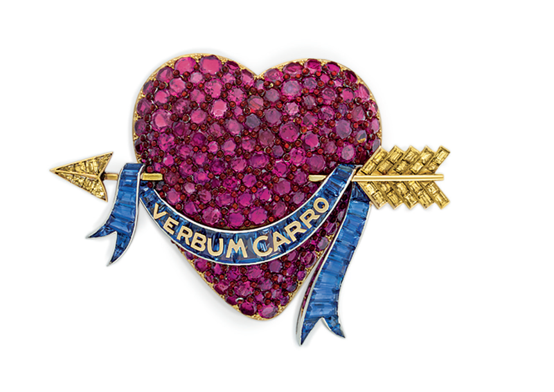 The Millicent Rogers Heart Brooch