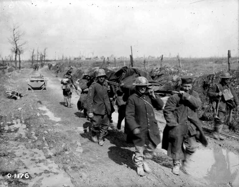 Vimy transport des blessés Avr 1917