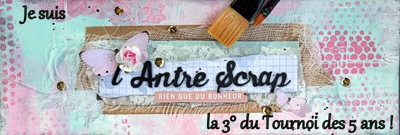 je suis la 3° du tournoi des 5 ans !