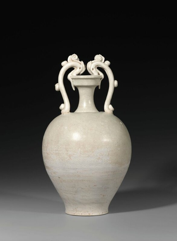 An amphora with dragon handles, Tang Dynasty, A