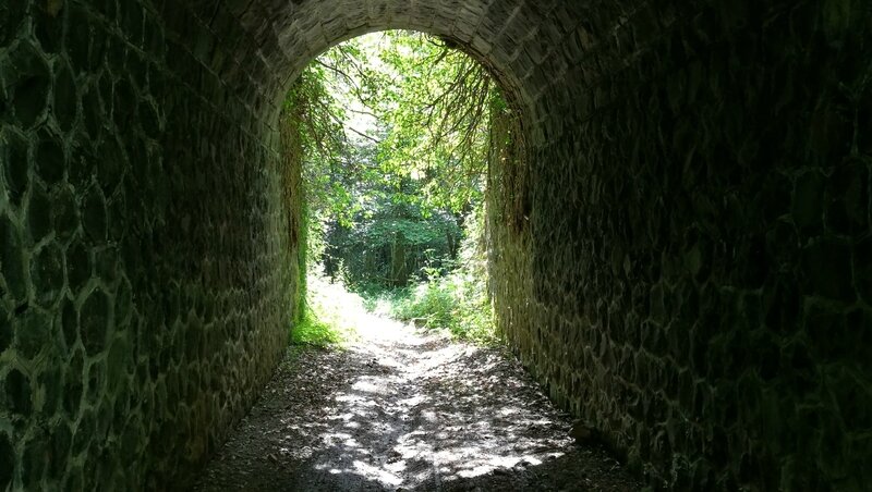 Jaleyrac, tunnel sur voie verte