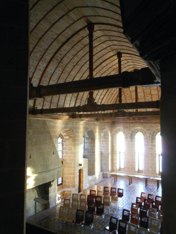 abbaye Mont-Saint-Michel 1258 salle La Belle Chaise conférence