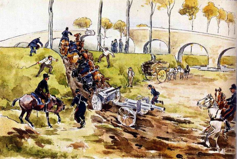 Chevaux aqua Charles Obertur