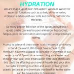 7 pillars of health hydration