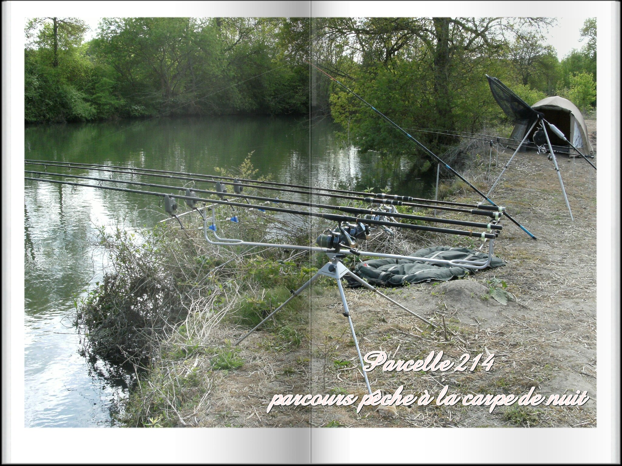 Parcours De Pêche à La Carpe De Nuit Aappma Monts Artannes