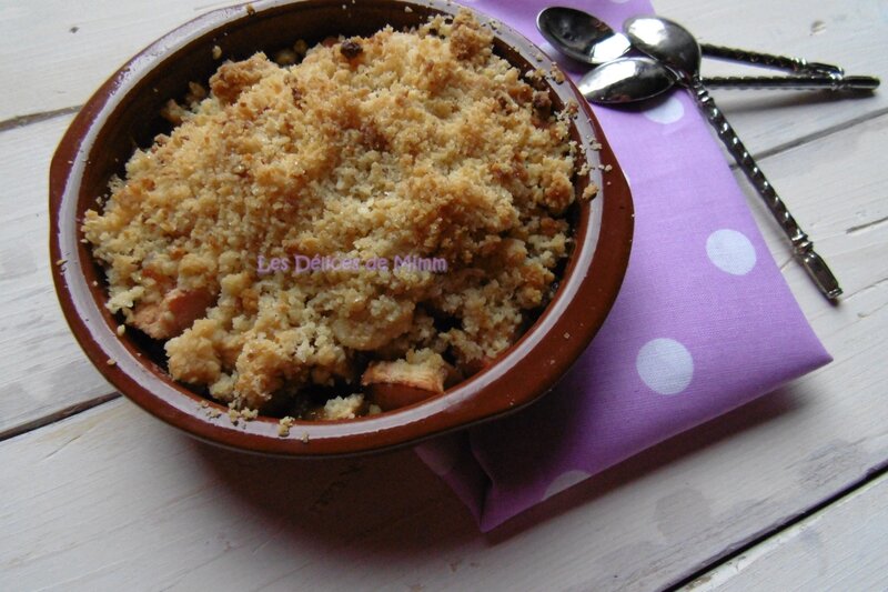 Crumble aux pommes, noix et érable 3