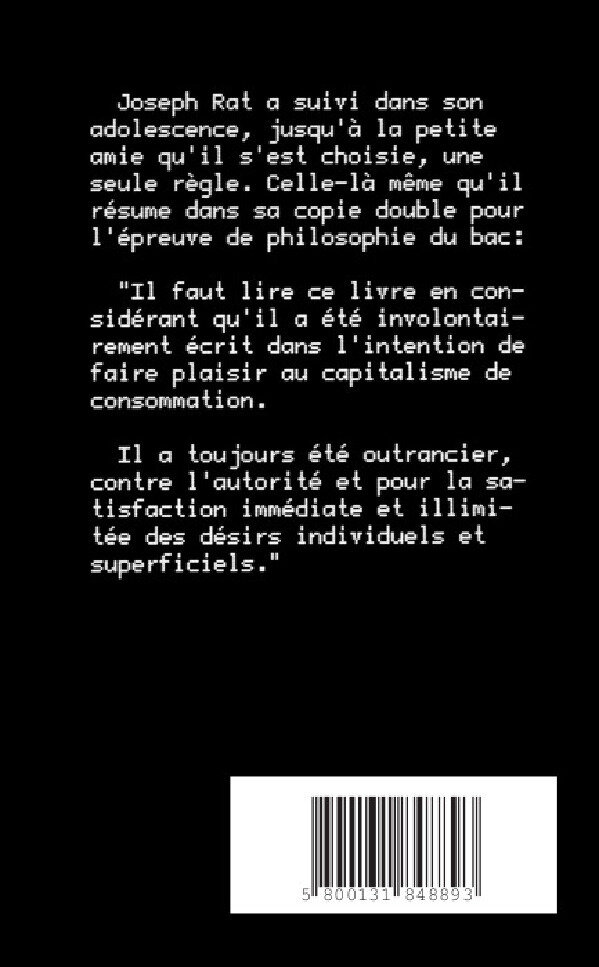 Imitation couverture verso