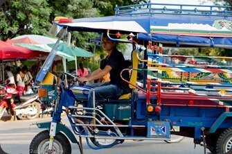 Laos Luang Prabang Tuktuk