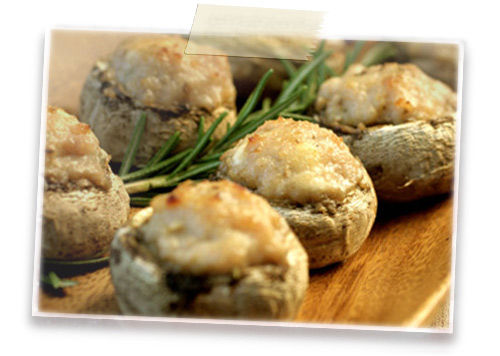 Petits champignons farcis ail et fines herbes recettes Petits champignons farcis ail et fines herbes