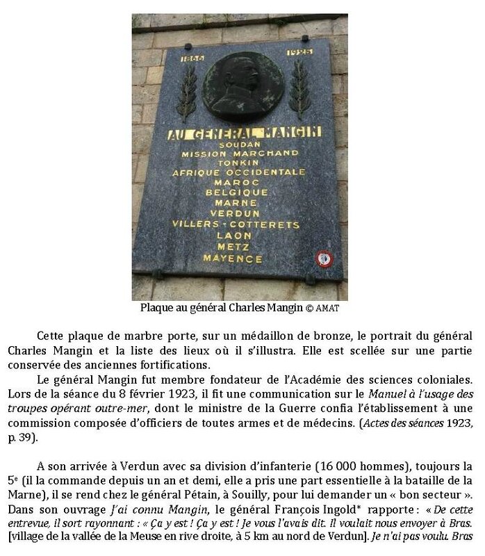 La paque Mangin à Verdun1