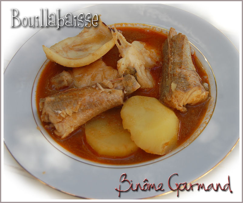 Bouillabaisse… recettes bouillabaisse de cabillaud(REGIME)
