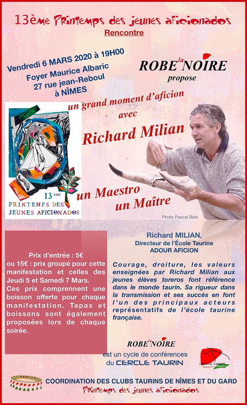 Conférence Richard Milian