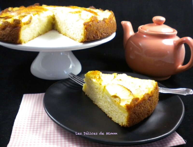 Moelleux aux pommes et à la crème d’amandes 3