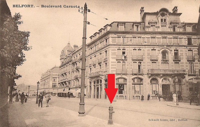 Belfort CPA Bd Carnot n°11 Grand Hôtel Entrée rue Reiset