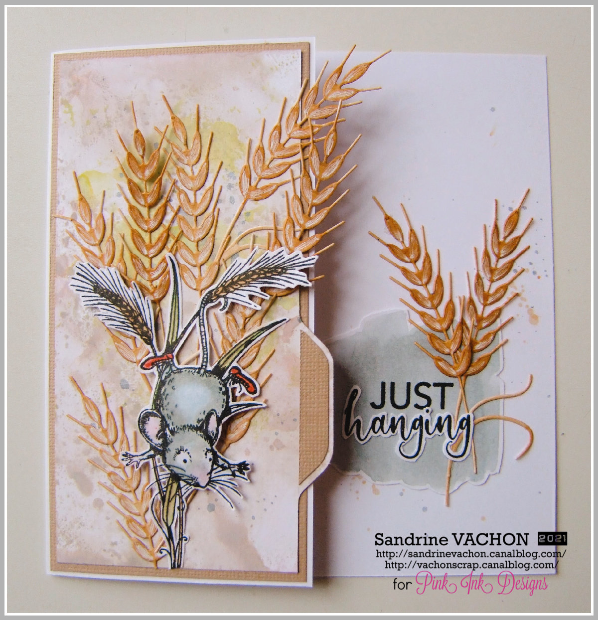 Sandrine VACHON Corn Mouse Pink Ink Designs (1)