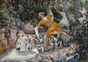 Brooklyn_Museum_-_Zacchaeus_in_the_Sycamore_Awaiting_the_Passage_of_Jesus_(Zachée_sur_le_sycomore_attendant_le_passage_de_Jésus)_-_James_Tissot