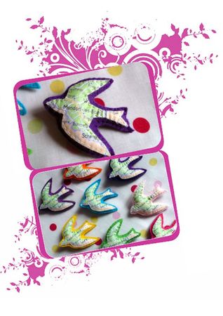 Frame - Broche - Birds and Co