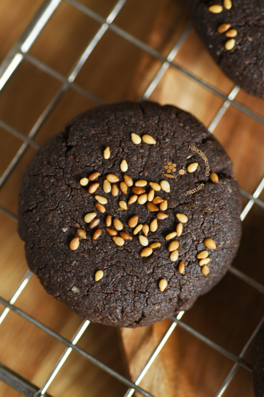 Biscuits croquants fondants crème de sésame noir & cacao_4
