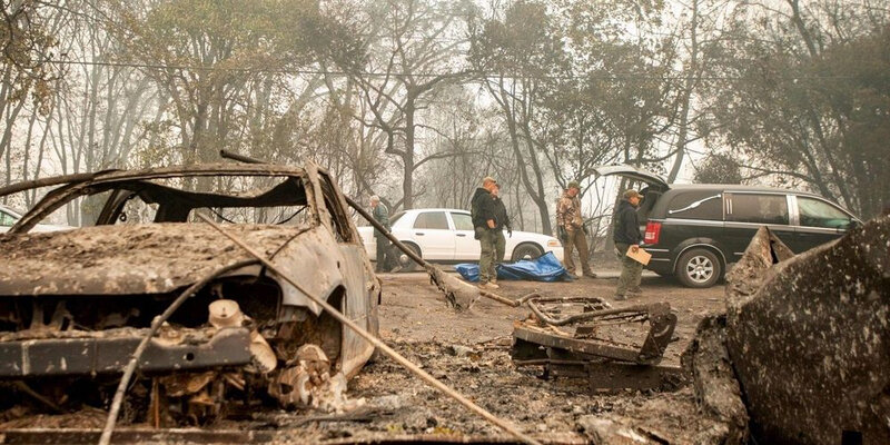 violent incendie en Californie