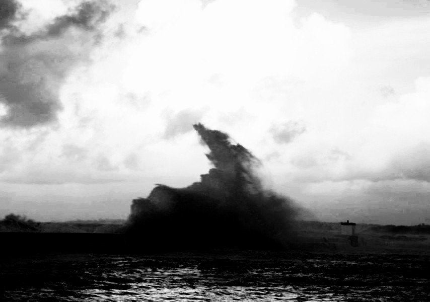 Socoa, vague et nuage, décembre 2021, insta