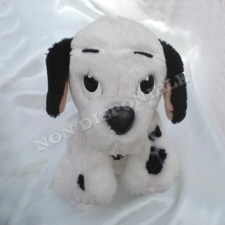 Doudou Peluche Chien Dalmatien Blanc Et Noir Vintage Mattel 1991 (1)