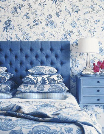 Chambre bleue