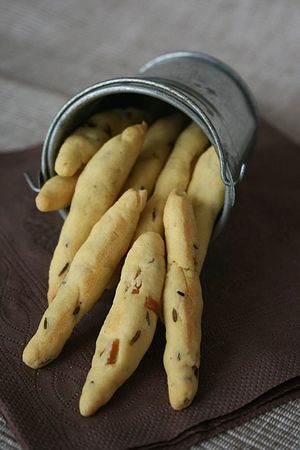 Sablés au cumin et citron confit farine de maï