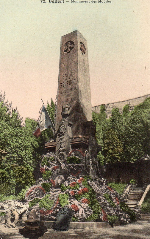 Belfort CPA Cimetière des Mobiles Le Monument Couleur XX