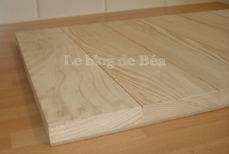 Plateau fabriqué en bois de palette