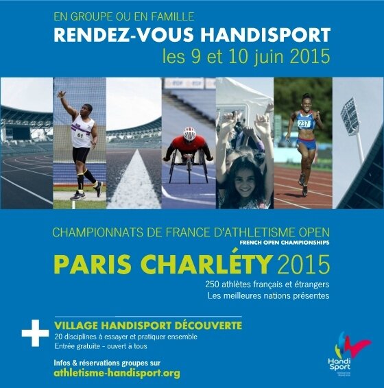 championnats handisport 9 & 10 juin 2015 charléty