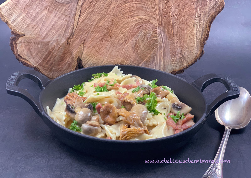 Farfalle à la forestière 3