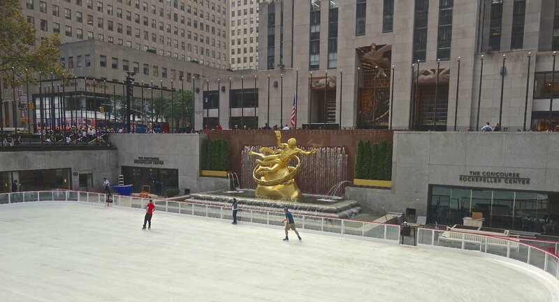 patinoire de Rockfeller Building