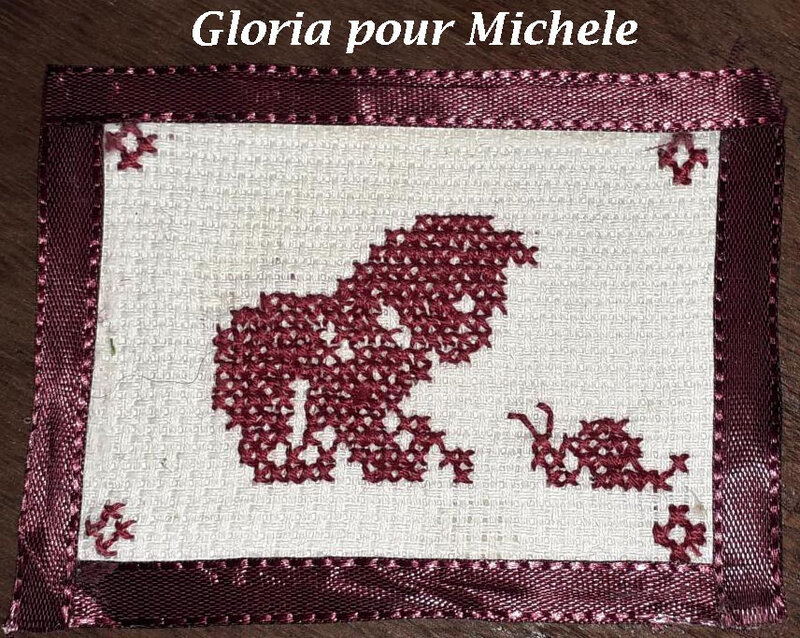 ATC de Novembre 2020 de Gloria pour Michèle