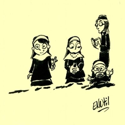 044- Jeunes les nonnes
