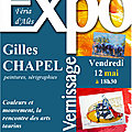 Club Taurin Le Prolé - exposition peinture Gilles Chapel Féria d'<b>Alès</b> 2023