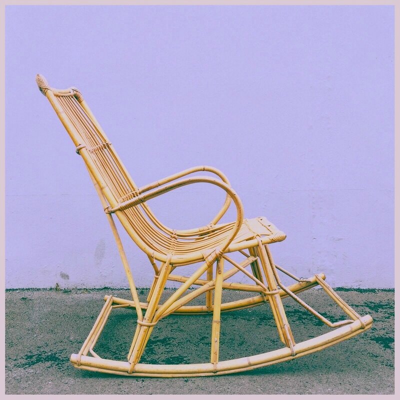 rotin rocking chair