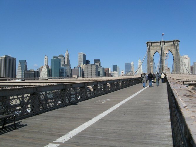 Vue du pont de Brooklyn