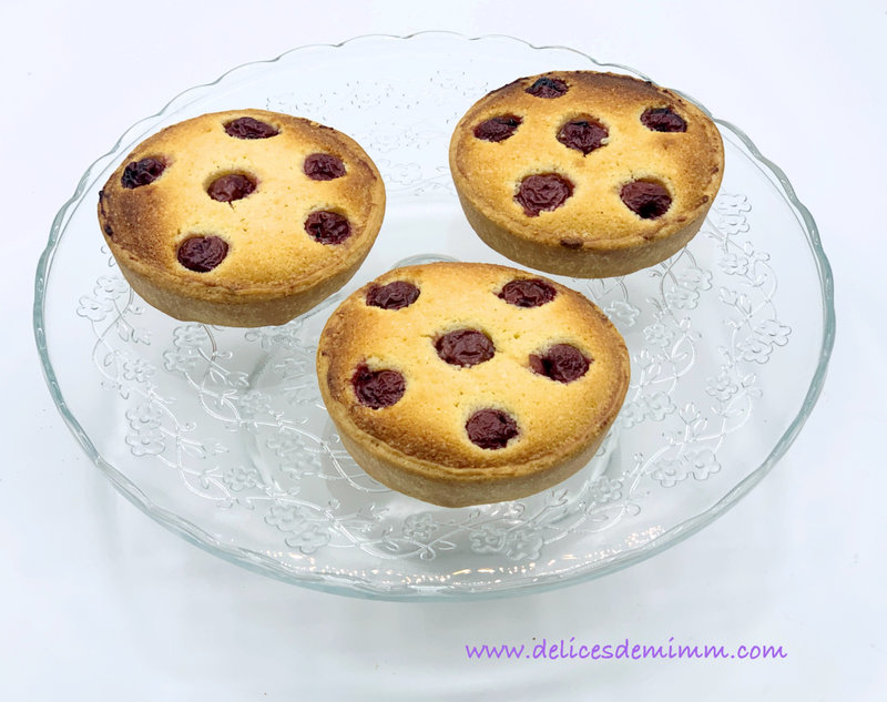 Tartelettes à la frangipane et aux cerises 4