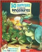 50 surprises au temps des dinosaures couv