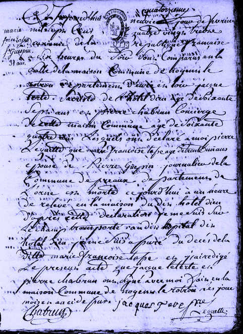93-02-09 1 Marie Françoise Tasse