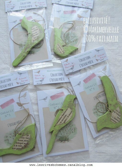 Marimerveille collection l'oiseau poète